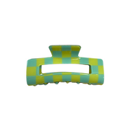Checker hair claw