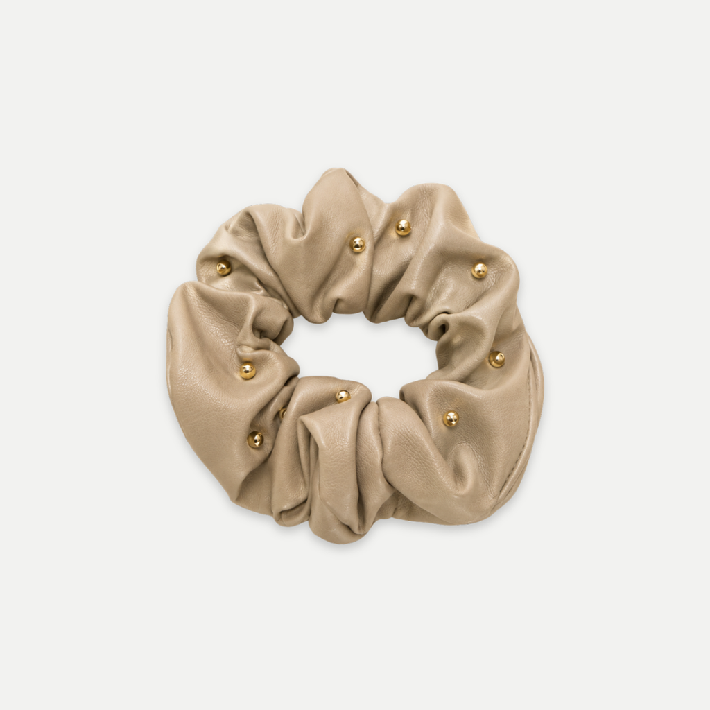 LEATHER SCRUNCHIES