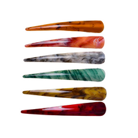 Large metal duckbill hair clips