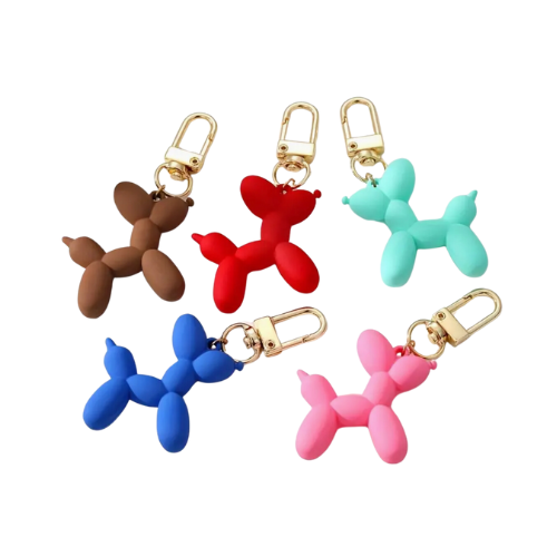 balloon dog keychain