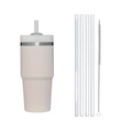 Straw plastic reusable 40onz