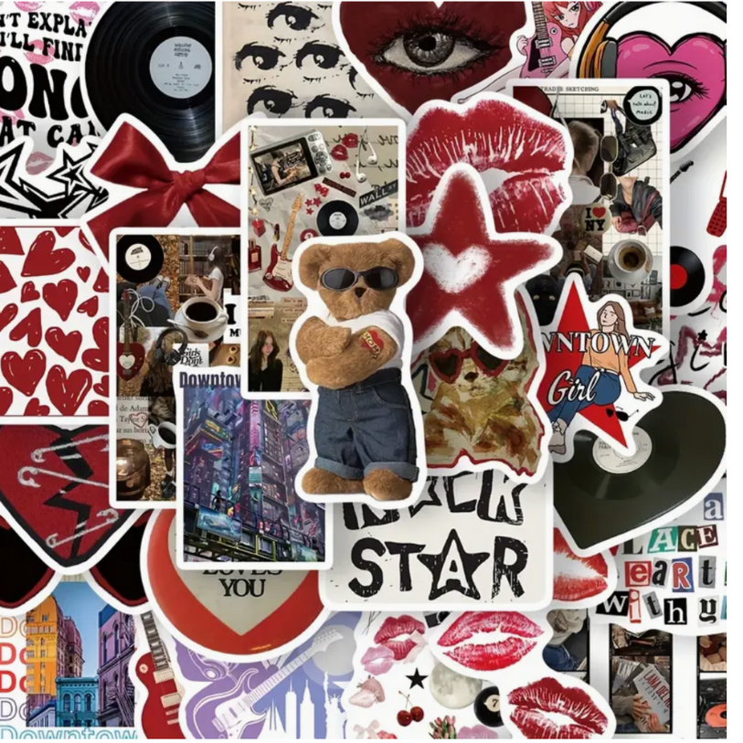 stickers 4pcs