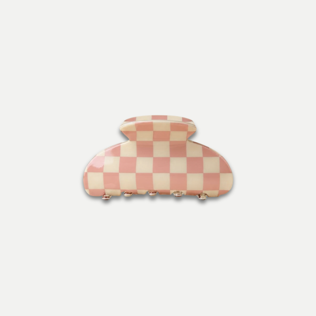 CHECKERED HAIRCLAW