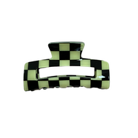 Checker hair claw
