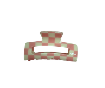Checker hair claw