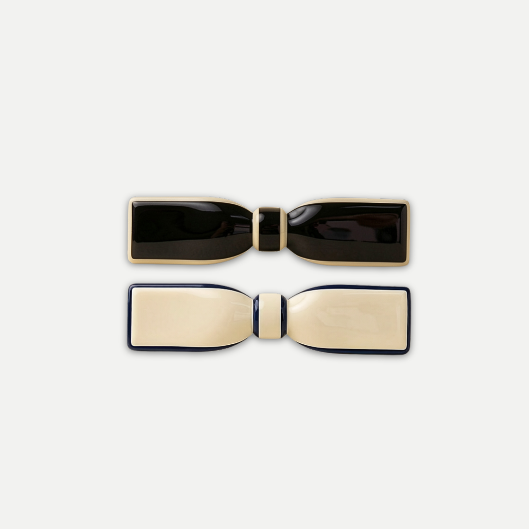 SET BOW BARRETTE