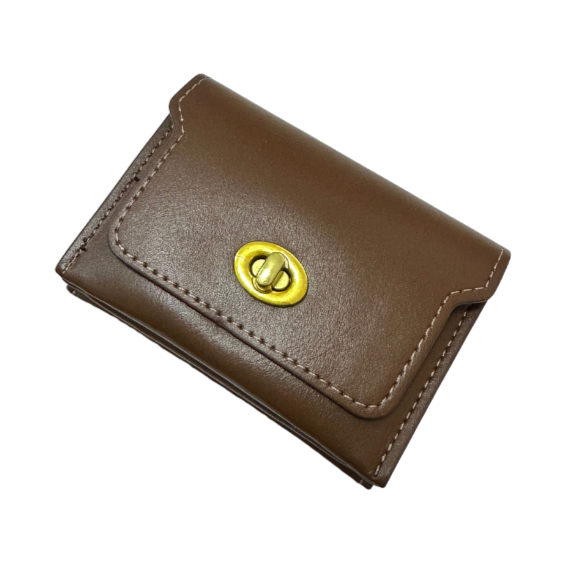 mini leather card wallet