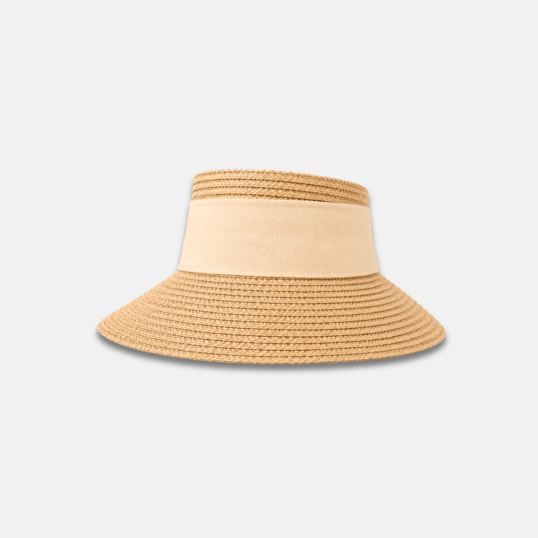 BOW RAFFIA HAT
