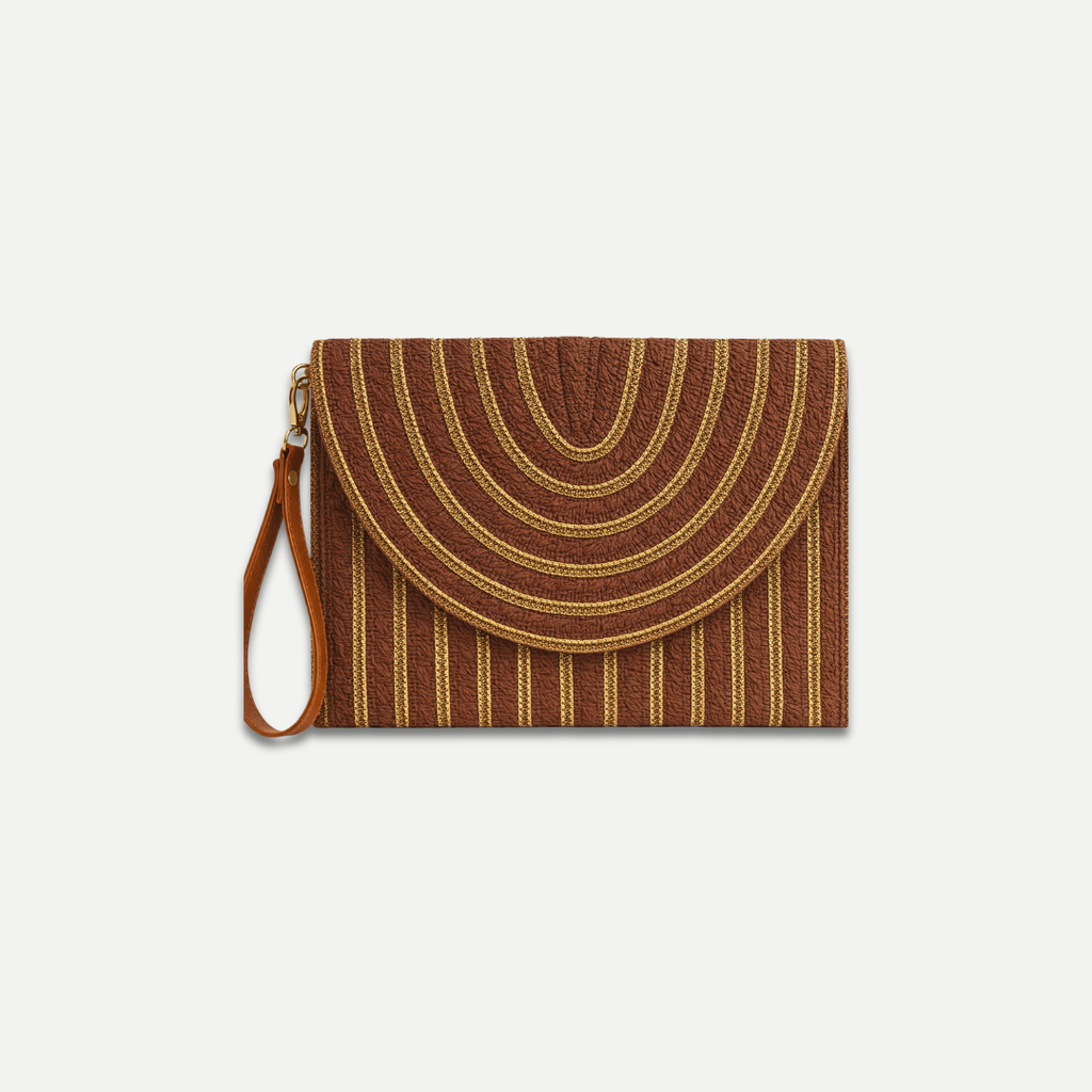 RAFFIA CLUTCH