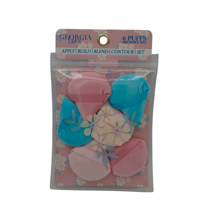 puff set with reusable bag