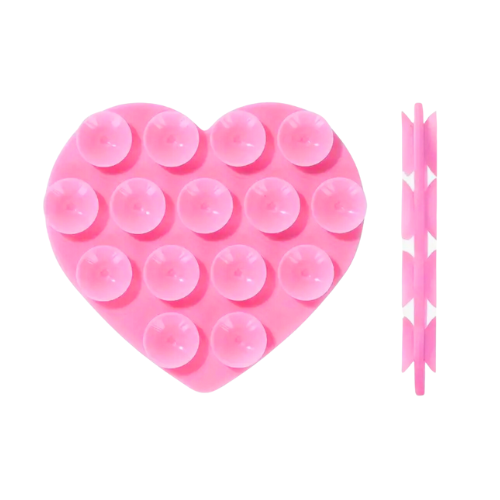 heart silicone mount