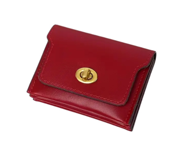 mini leather card wallet