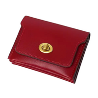 mini leather card wallet