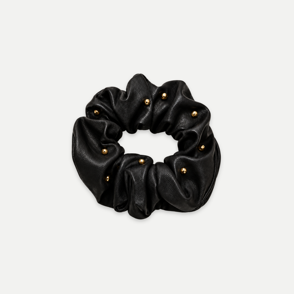 LEATHER SCRUNCHIES
