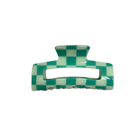 Checker hair claw