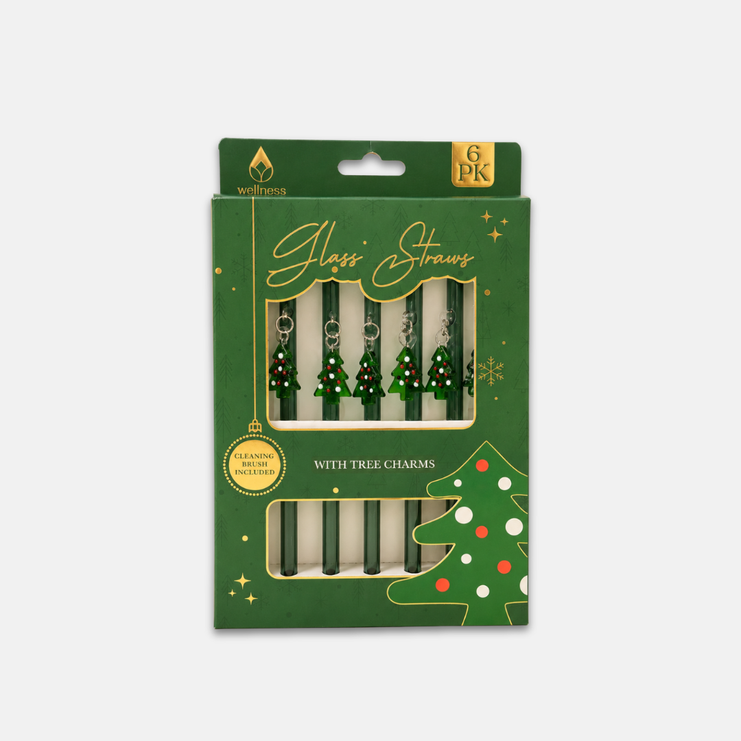 TREE GLASS STRAWS