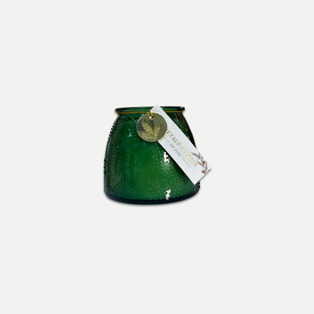 Emerald cypress candle