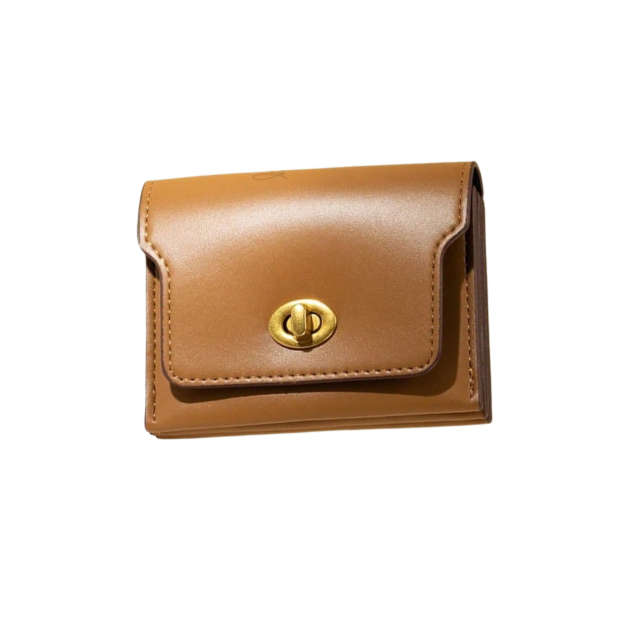 mini leather card wallet