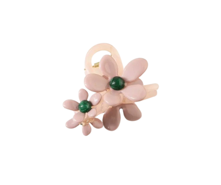 Flower hair claw