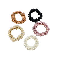 Beaded hair tie
