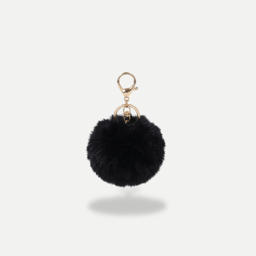 FURRY BALL KEYCHAIN