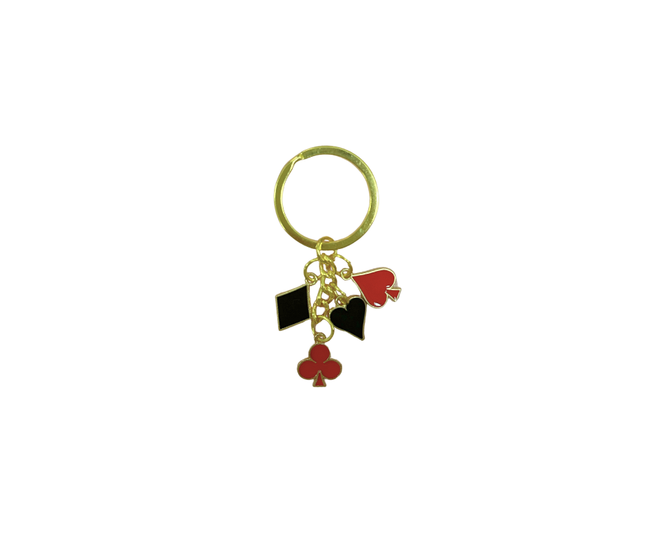 Poker keychain