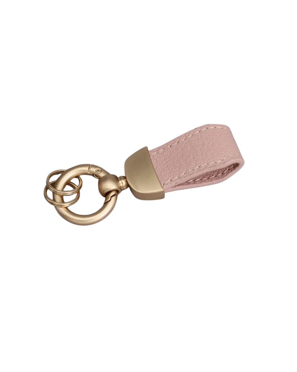 Leather keychain