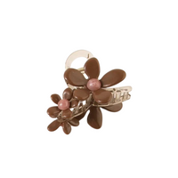 Flower hair claw
