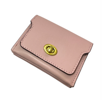 mini leather card wallet