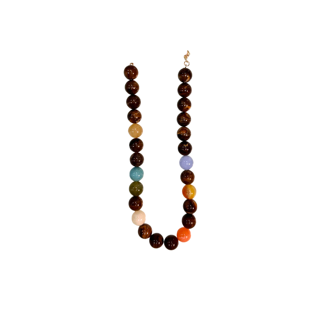 Cleo beaded necklace