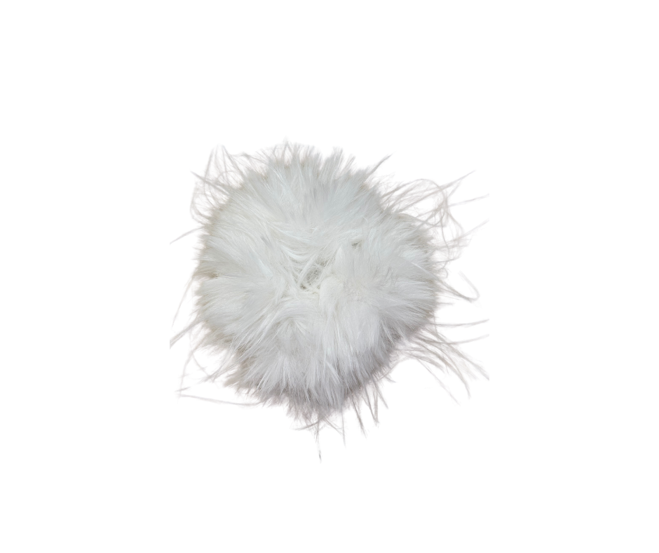 fluffy hair tie