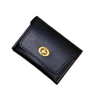 mini leather card wallet