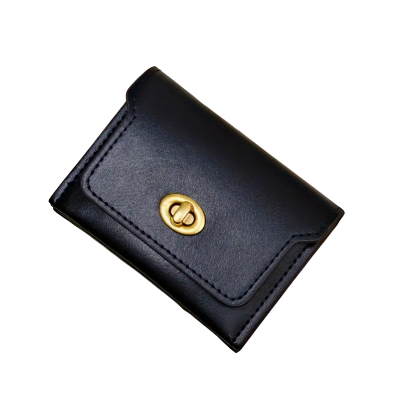 mini leather card wallet