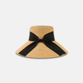 BOW RAFFIA HAT
