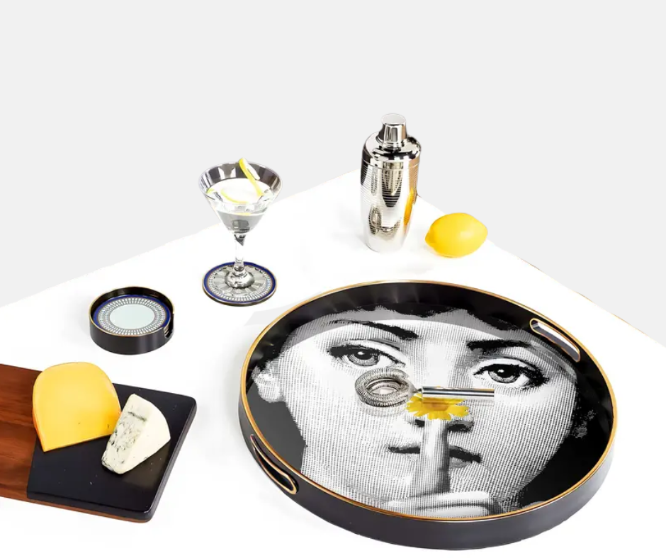 Cavalieri art glass tray