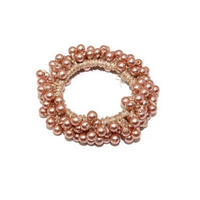 Beaded hair tie