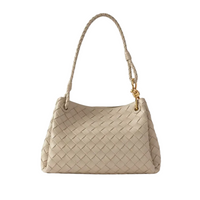 Woven one shoulder