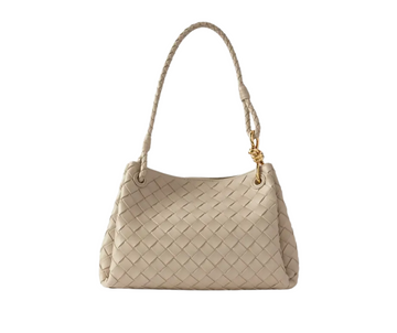 Woven one shoulder