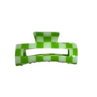 Checker hair claw