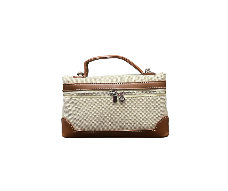 linen handbag