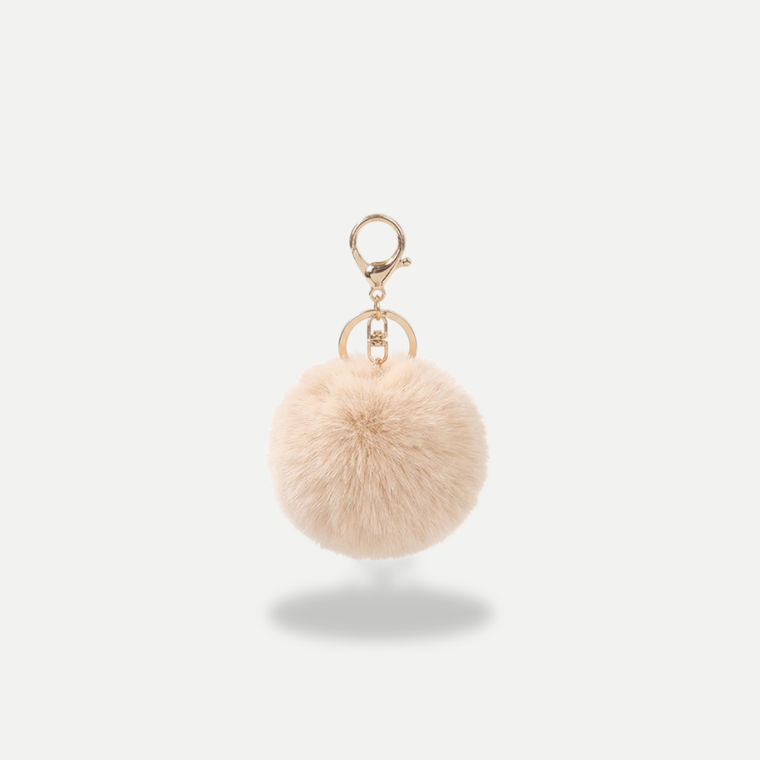 FURRY BALL KEYCHAIN