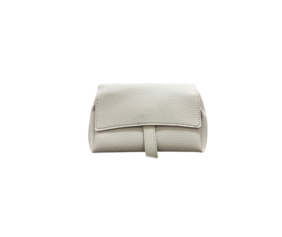 leather stitch clutch