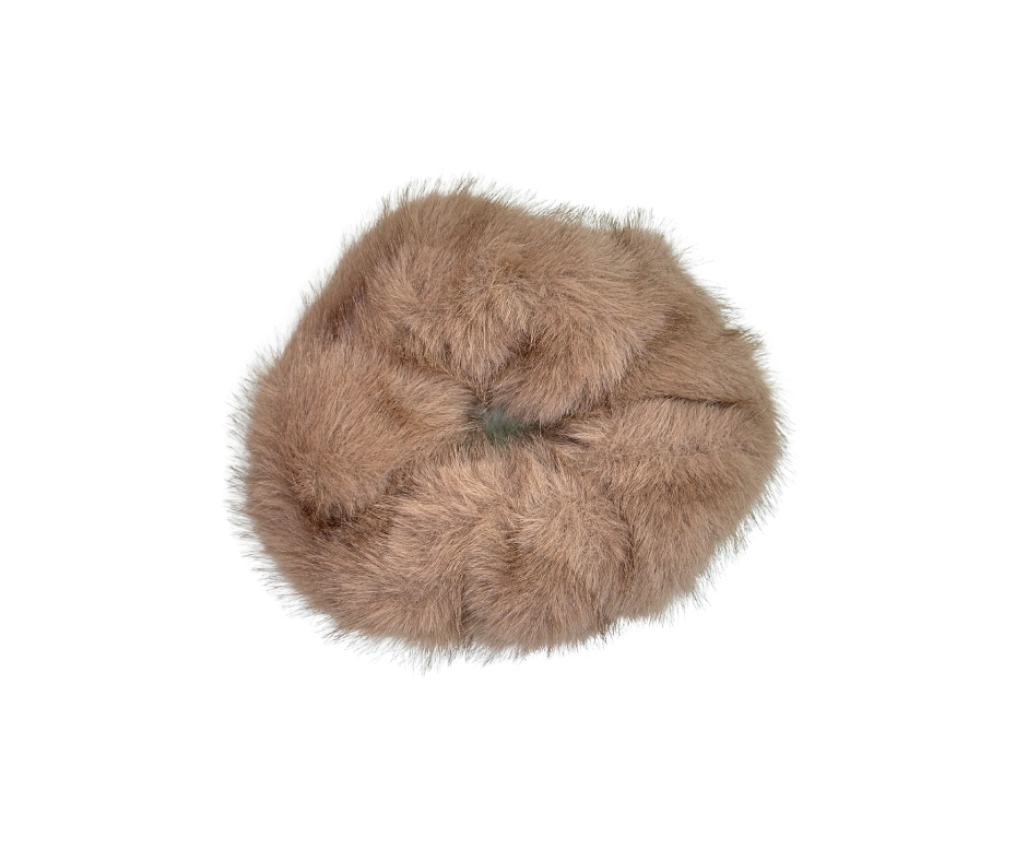 fluffy scrunchie