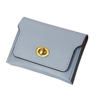 mini leather card wallet