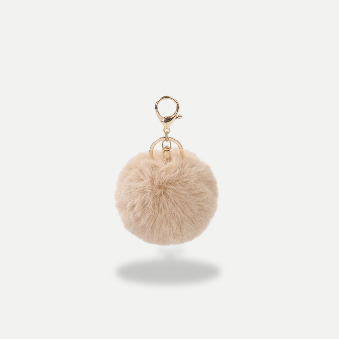 FURRY BALL KEYCHAIN