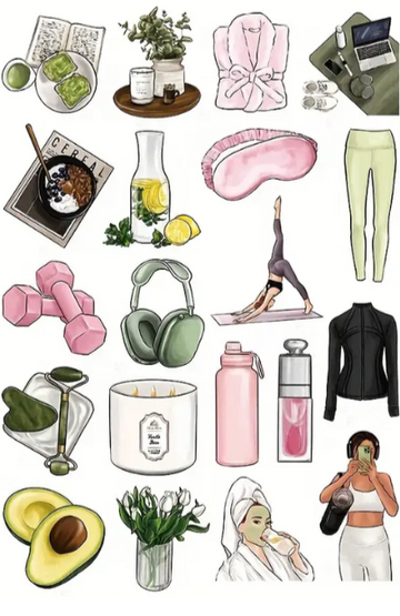 Yoga stickers