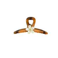 Classic flower hair claw