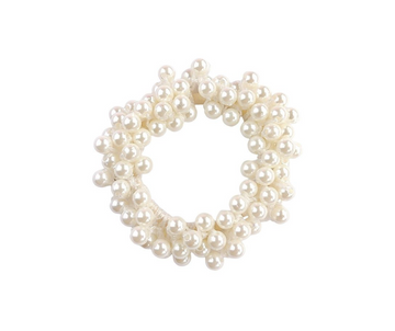 Beaded hair tie