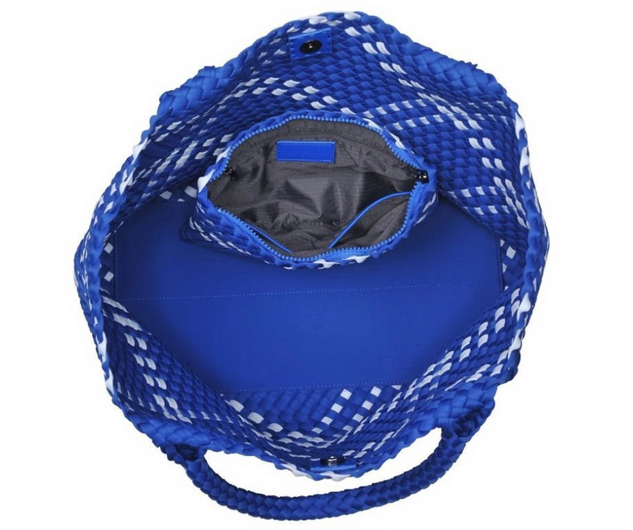 Woven jumbo tote bag