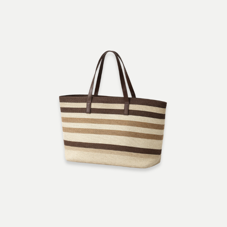 SHARLO RAFFIA TOTE BAG